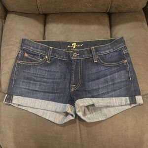 7 For All Mankind denim shorts size 27